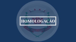 Homologação do Concurso Público nº 01/2019 