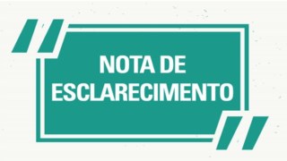 Nota de Esclarecimento Nota de Esclarecimento